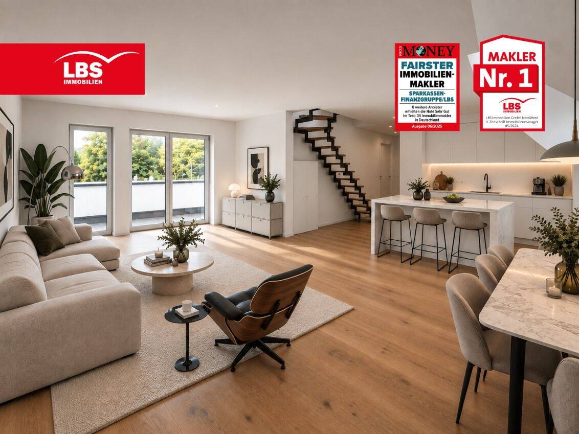 129qm Neubau Maisonette Wohnung – 4 Zimmer in Velbert-Neviges, 42553 Velbert