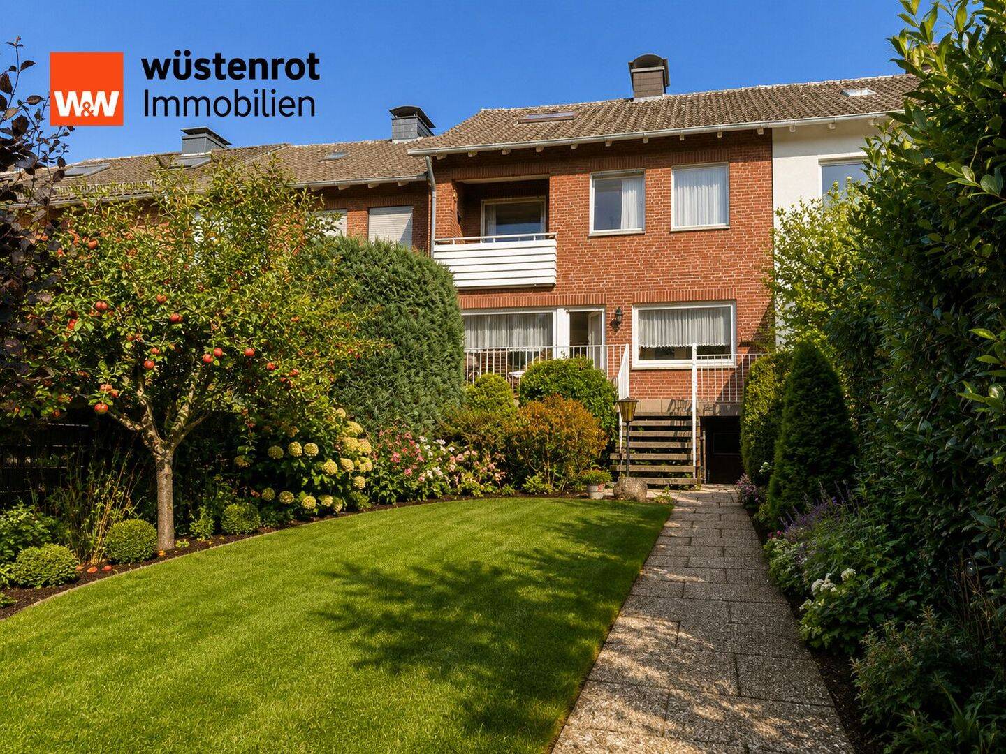 Reihenmittelhaus mit 111 m², 5 Zimmern, Terrasse, Loggia, Garage und Partykeller in schöner Wohnlage, 48291 Telgte