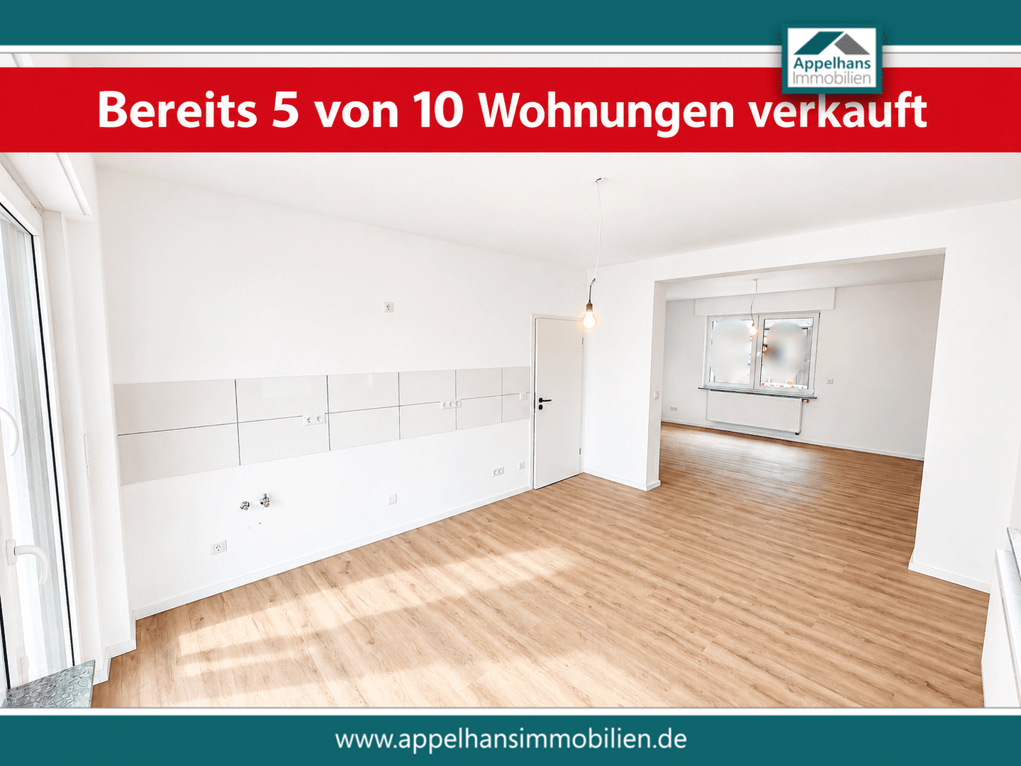 Balkon und eigener Garten! Sanierte 3-Zimmer-EG-Wohnung in der Wüste, 49080 Osnabrück (Kalkhügel Wüste)