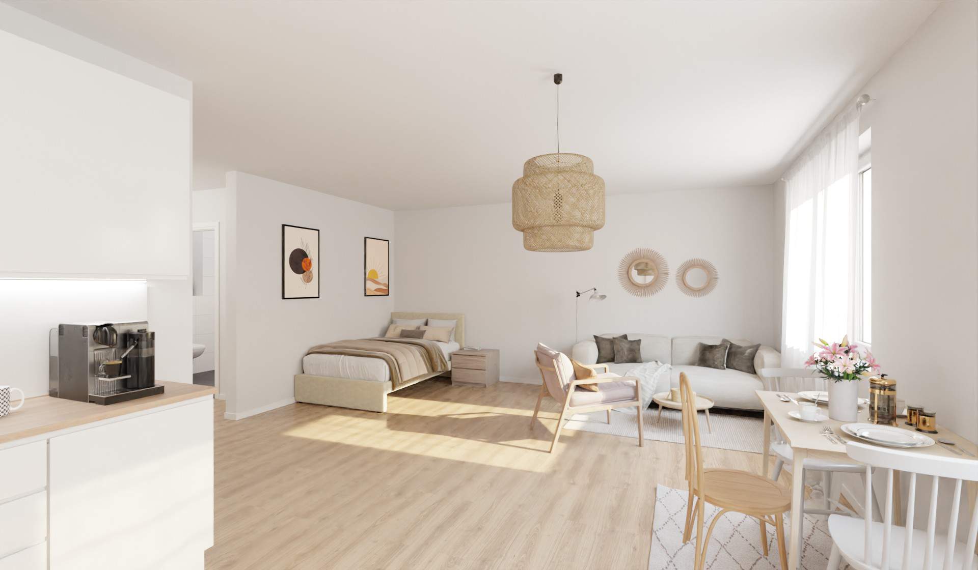 1-Zimmer-Eigentumswohnung mit offenem Wohnbereich, 15232 Frankfurt (Oder) (Frankfurt)