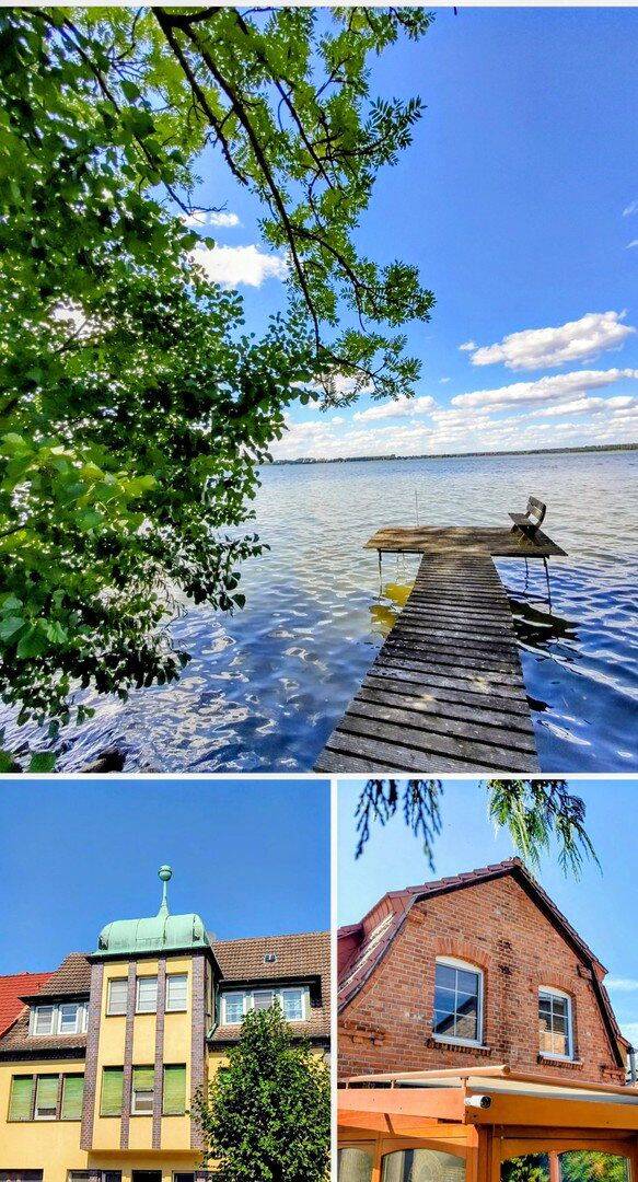 2 HÄUSER AM SEE: Stadtvilla+Cottage, Seezugang m. Bootssteg, Garten, Terrasse, Ferienwohnung, 39619 Arendsee (Altmark)