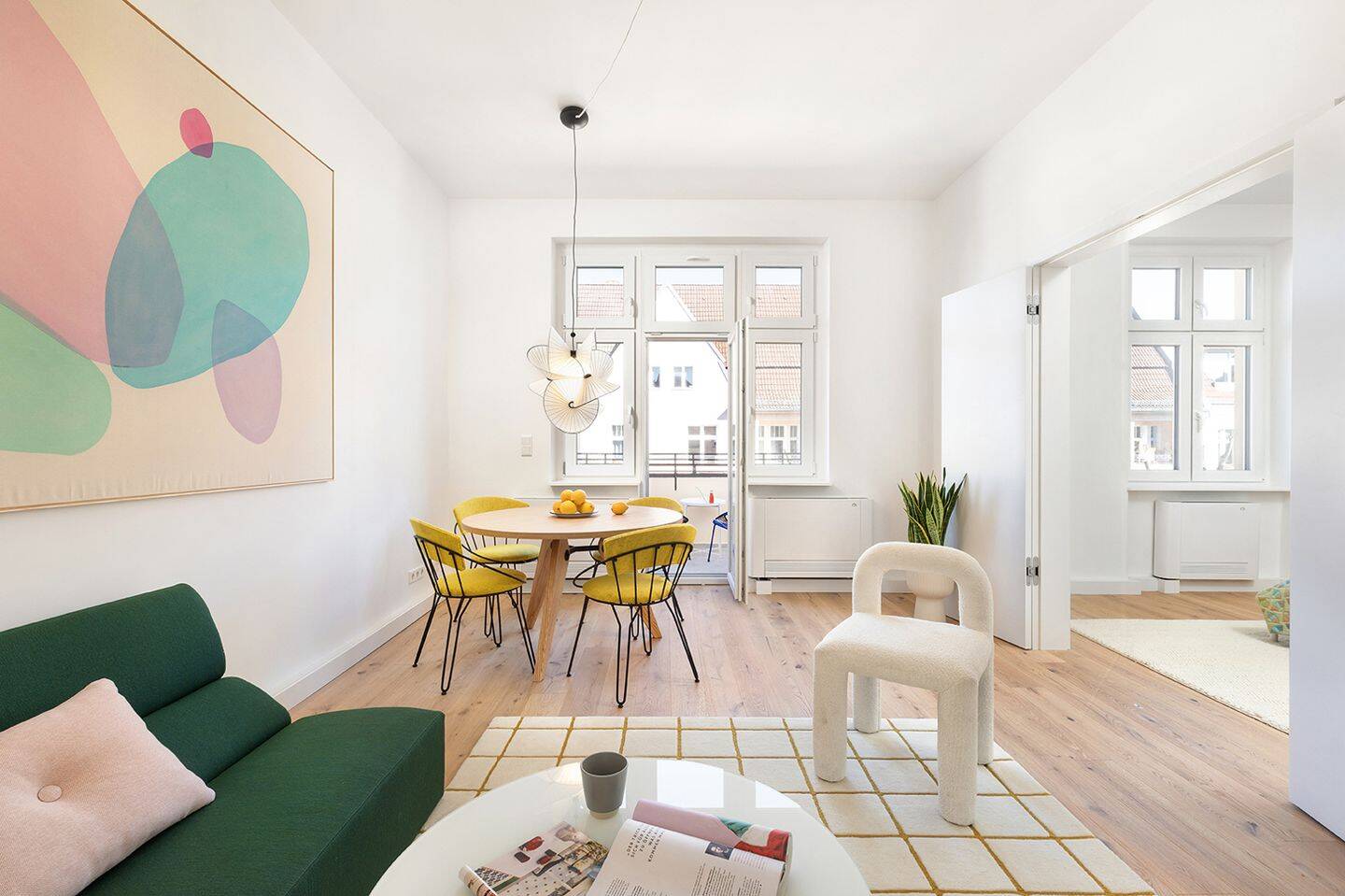 Belgisches Viertel, Wedding: Sanierte 3-Zimmerwohnung im Erstbezug, 4. OG, Lift, S-Balkon, Wärmepumpe, 13353 Berlin (Mitte Charlottenburg-Nord Gesundbrunnen Tiergarten Wedding)
