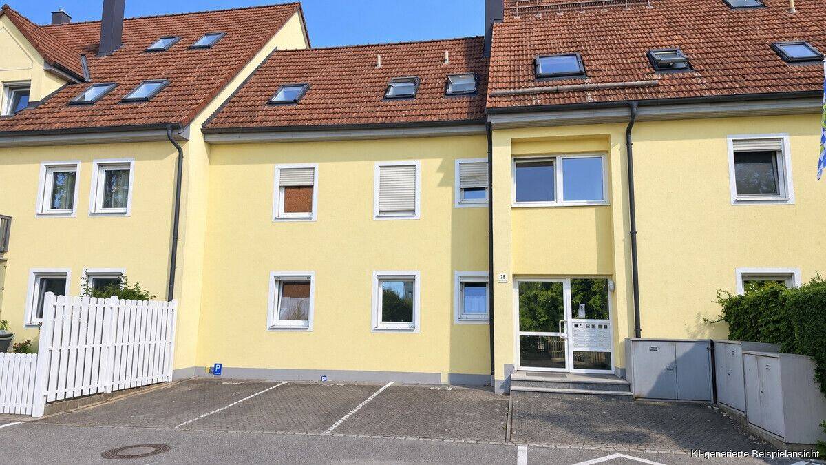 Lichtdurchflutete DG-Wohnung – vollmöbliert und solide vermietet, 93092 Barbing
