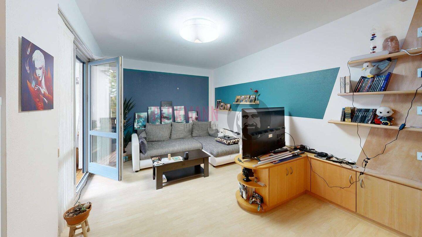 Bezugsfreie 1 Zimmer Terrassenwohnung mit kleinem Garten, Tageslichtbad und Aussenstellplatz, 82194 Gröbenzell