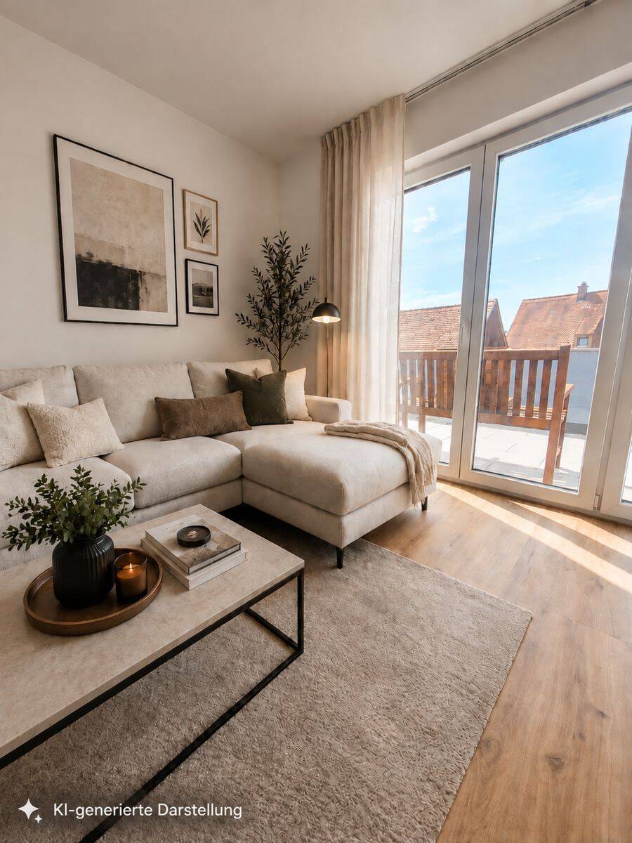 Sie sind bereit für etwas Neues? Moderne 2 ZKB in Schwabmünchen, 86830 Schwabmünchen