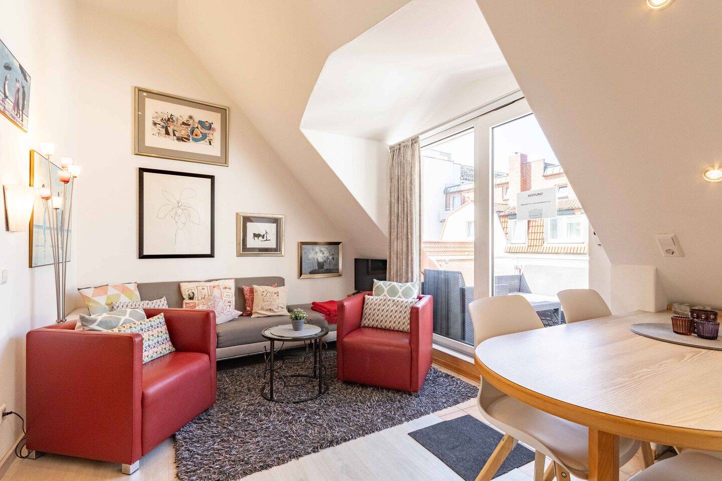 Weststrandnahes Studio: Lichtdurchflutete 3-Zimmer-Wohnung mit Südwestbalkon!, 26548 Norderney