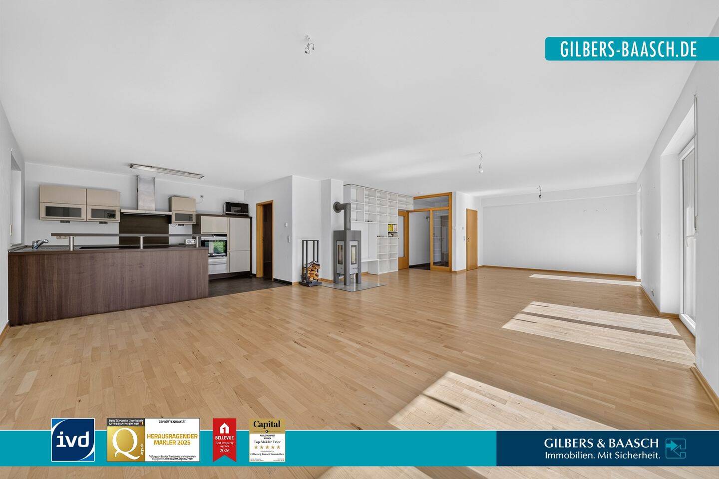 Wohnen mit Hauscharakter: Großzügige 4-Zimmer Wohnung mit ca. 148 m² und eigenem Garten, 54295 Trier