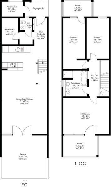 Elegante Maisonette-Wohnung mit modernem Wohnkomfort, 73431 Aalen