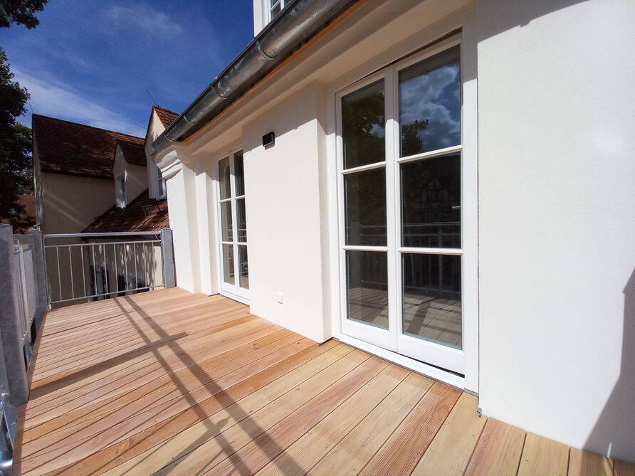 Erstbezug (WE4.6): 2 Zimmer mit Einbauküche, Balkon und Garage in der Altstadt, 86720 Nördlingen