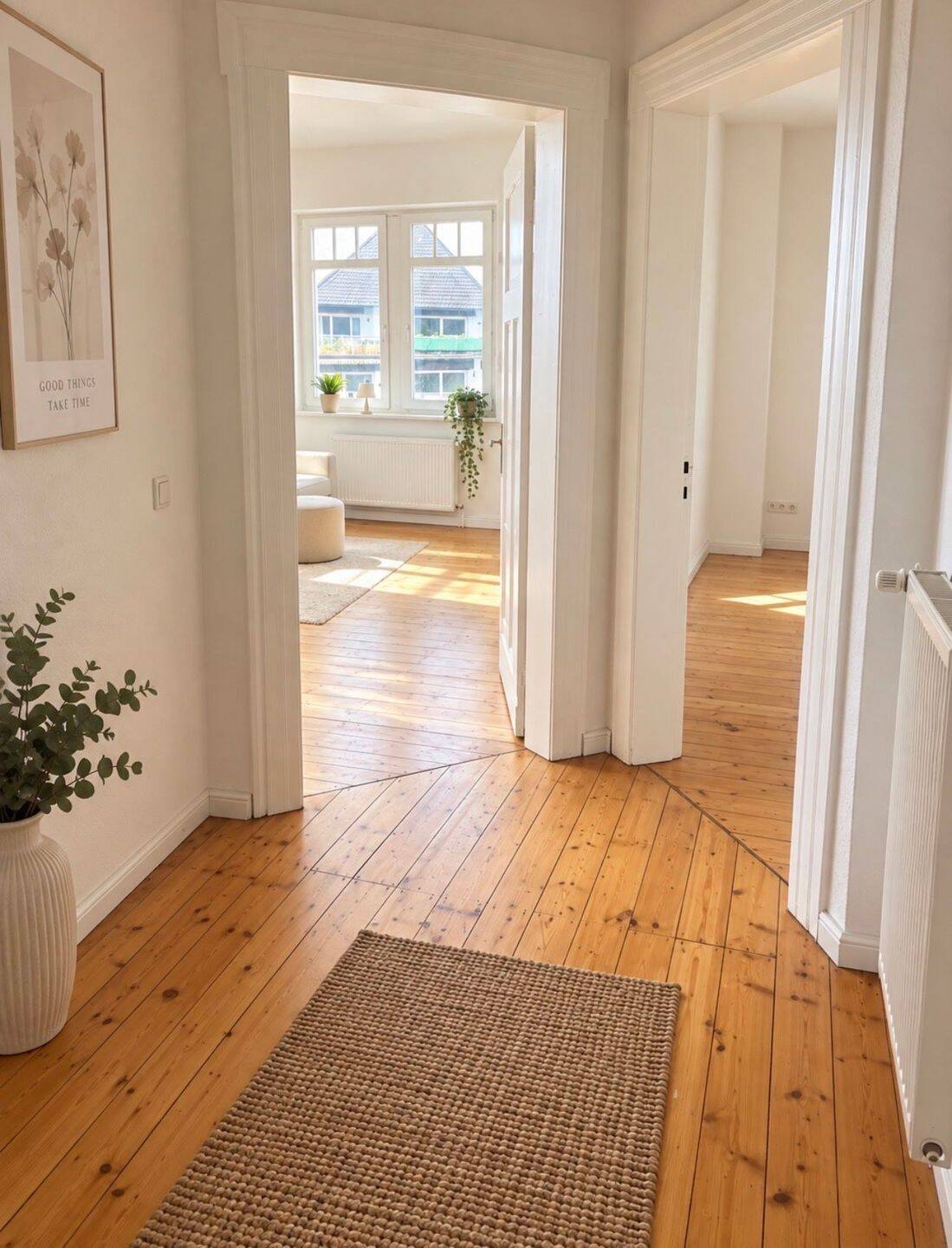 Helle Maisonette-Wohnung in zentraler Lage von Bünde-Galerie,Holzdielen, 32257 Bünde