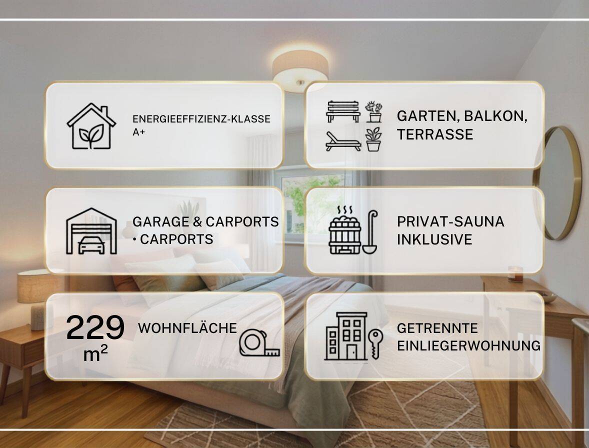 Großzügiges Zuhause mit Einliegerwohnung und Garten – Energieeffizienzklasse A+, 94315 Straubing