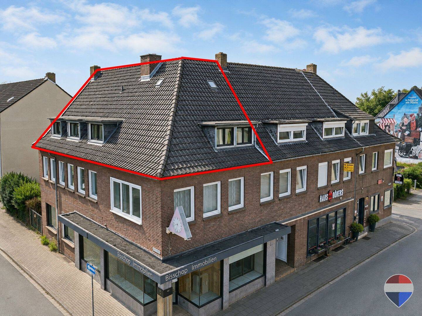 Charmante Dachgeschosswohnung mit historischem Charme und modernisiertem Wohnkomfort in Emmerich, 46446 Emmerich am Rhein