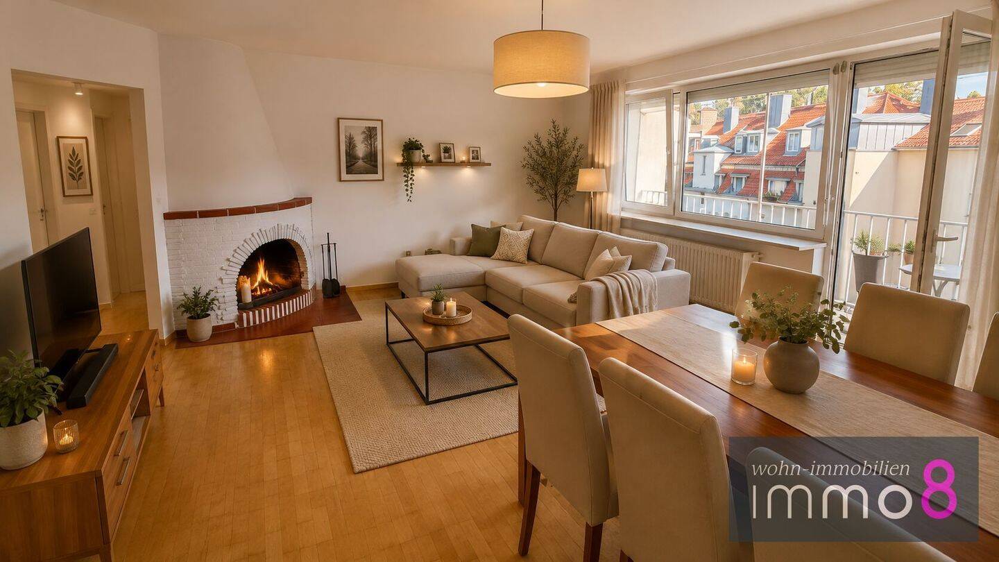 Über den Dächern Schwabings – stilvolle 3 Zimmerwohnung nah zur Münchner Freiheit, 80803 München (Schwabing-Freimann Schwabing-West)