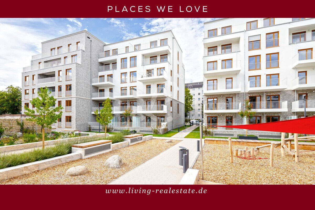VIDO | Draussen mittendrin: Helle 2-Zimmer-Wohnung mit Loggia in grünem Wohnquartier in Bockenheim, 60486 Frankfurt am Main (Bockenheim Gallus Rödelheim Westend-Süd)