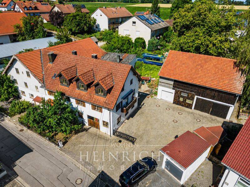 Wohnen & Arbeiten in Günzenhausen (Eching, FS) | Bauernhof mit Werkstatt & Stadel, 1.374 m² Grund, 85386 Eching