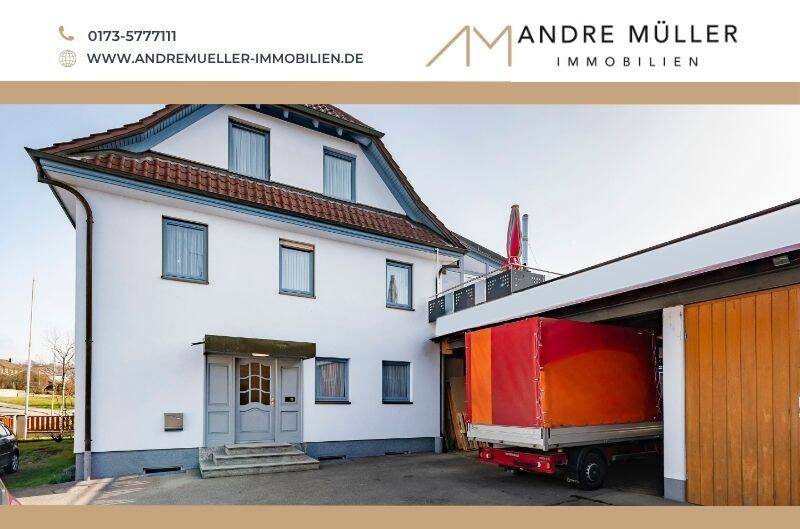 Wohnhaus und Werkstatt, Wintergarten und Büroflächen mit Umnutzungspotenzial zu Wohnraum, 78333 Stockach