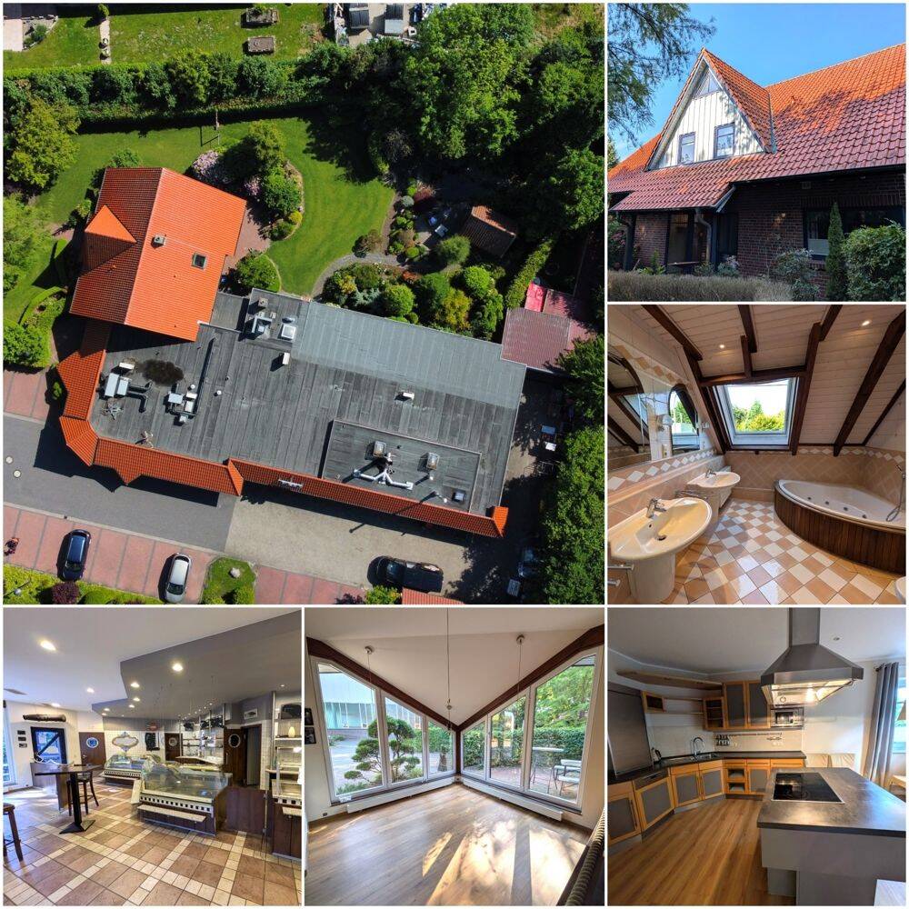 Attraktives Wohnhaus mit großem Garten und  vielseitig nutzbarer Gewerbeeinheit in Wiefelstede, 26215 Wiefelstede