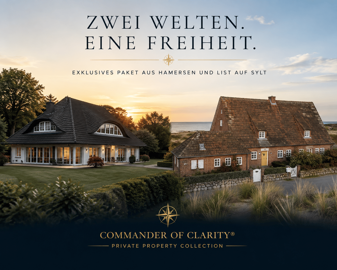 Zwei Welten. Eine Freiheit. – Sylt & ein außergewöhnliches Anwesen vor den Toren Hamburgs, 25992 List auf Sylt