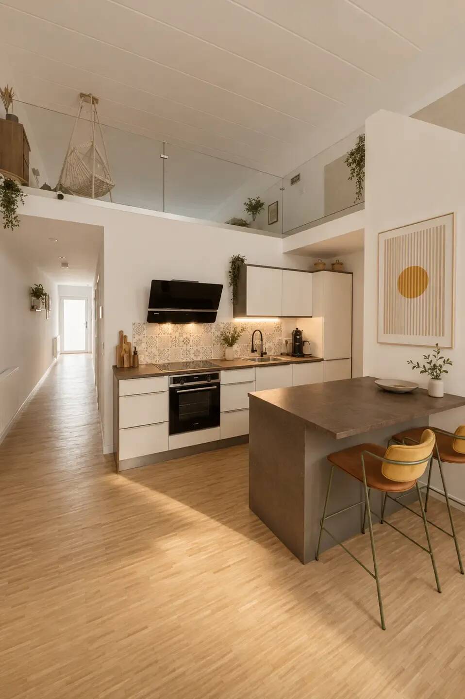 Außergewöhnliche 3 Zimmer-Wohnung mit Terrasse, EBK und durchdachtem Splitlevel-Konzept, 97082 Würzburg (Altstadt Heidingsfeld Steinbachtal Zellerau)