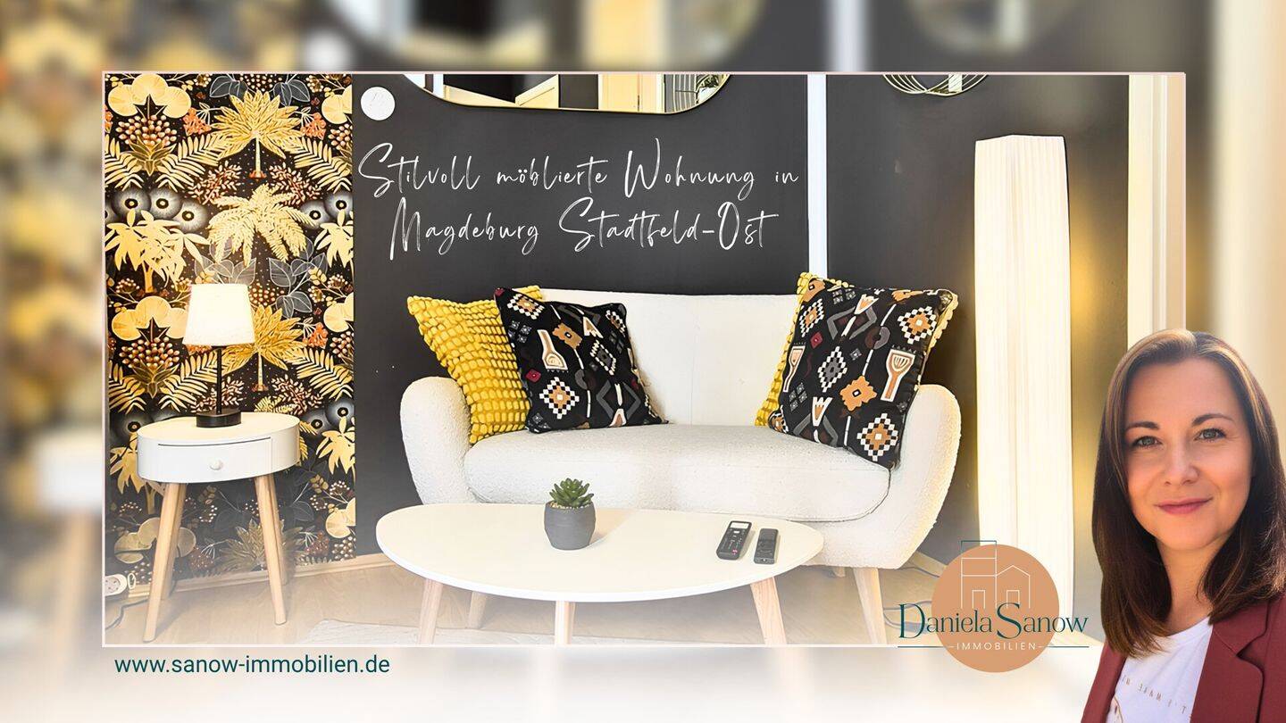 Der Baustein für Ihr Portfolio! – Stilvoll möblierte Wohnung in Magdeburg Stadtfeld-Ost, 39108 Magdeburg (Altstadt Stadtfeld Ost)