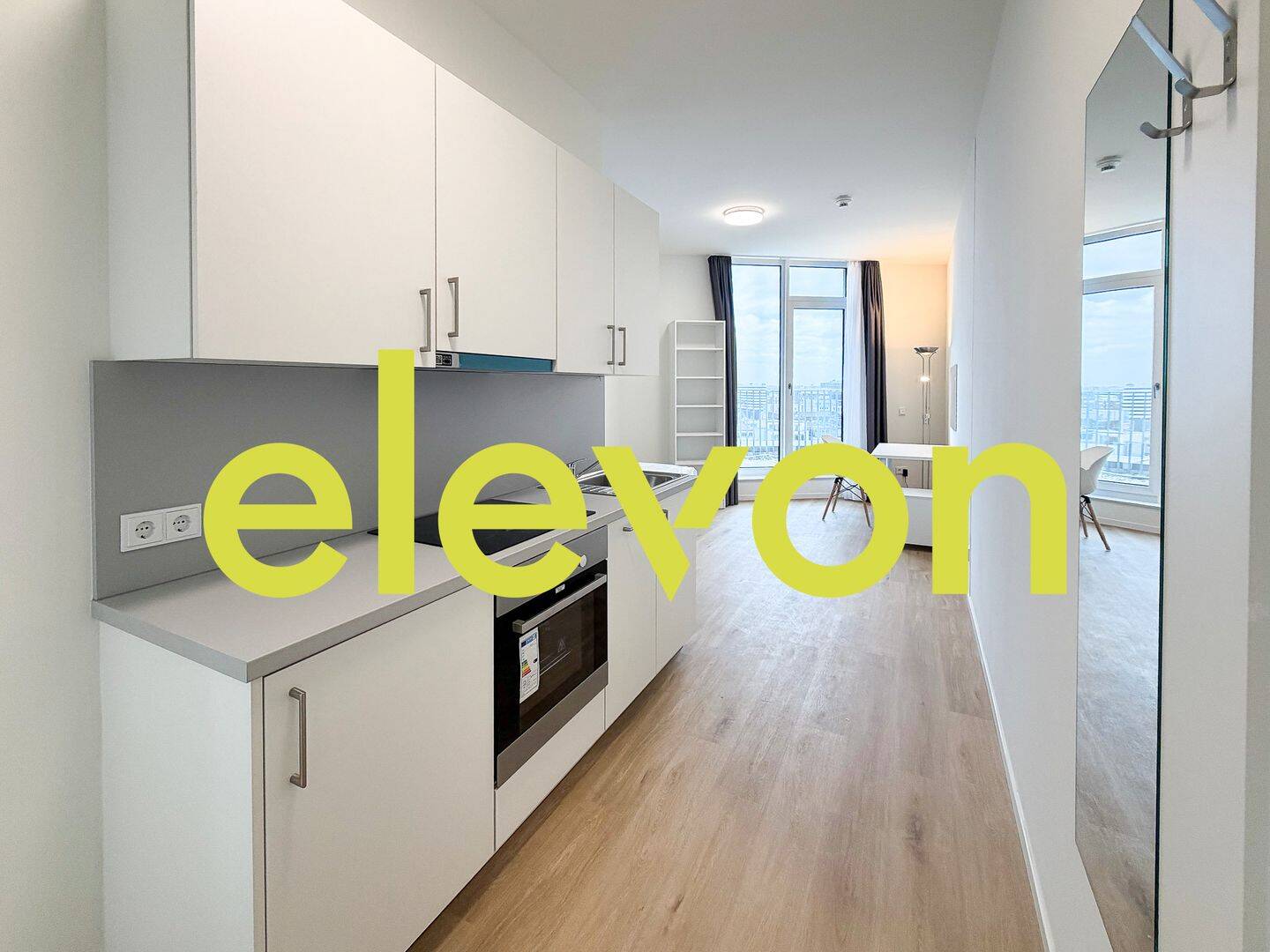 Voll möbliert und in bester Lage – Stilvoll eingerichtetes 1-Zimmer-Apartment im elevon!, 20097 Hamburg (Mitte Hamm Hammerbrook Sankt Georg)