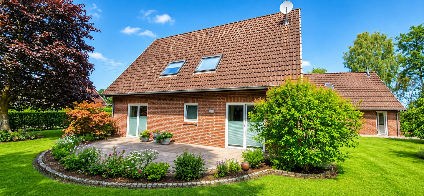 Ein- bis Zweifamilienhaus mit Doppelgarage und schönem Garten zu verkaufen, 28870 Ottersberg