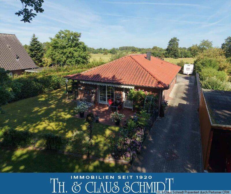 Moderner, ebenerdiger Bungalow mit großzügigem Platzangebot und Blick ins Grüne, 26180 Rastede