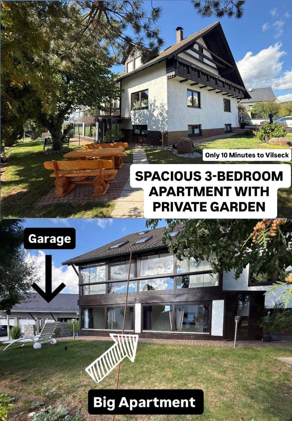 Spacious 3-Bed Apartment with Garden in 92256 Hahnbach – near Vilseck & Grafenwoehr, 92256 Hahnbach
