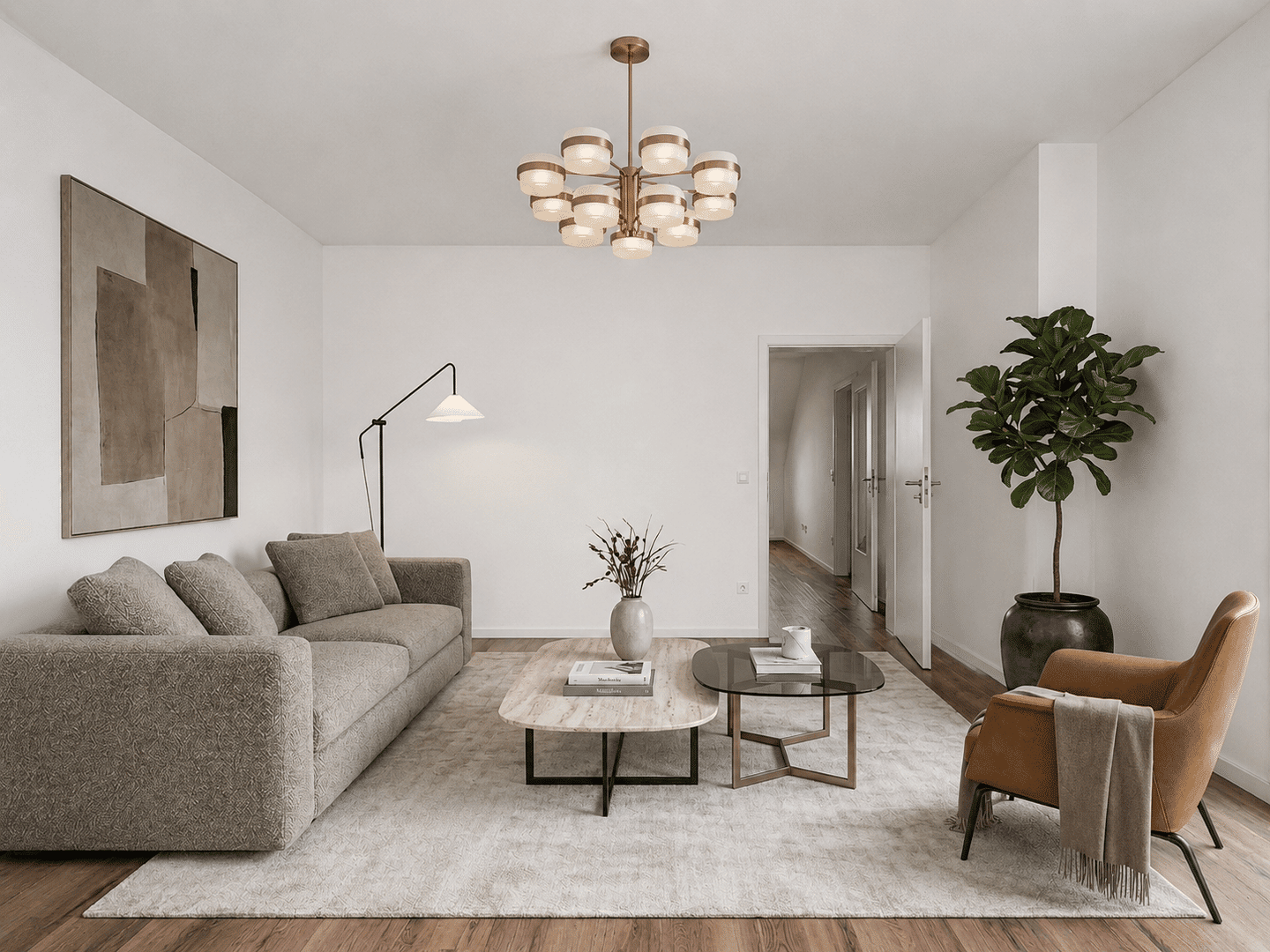 Oberkassel: Helle 2-Zimmer-Wohnung mit Balkon und Einbauküche, 40545 Düsseldorf (Oberkassel)