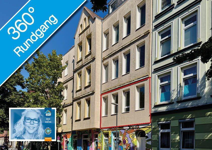 Nähe Kieler Förde // 3 Zi.-Wohnung // mit Schiebetür // WG-geeignet // frisch renoviert //, 24143 Kiel (Gaarden-Ost Gaarden-Süd)