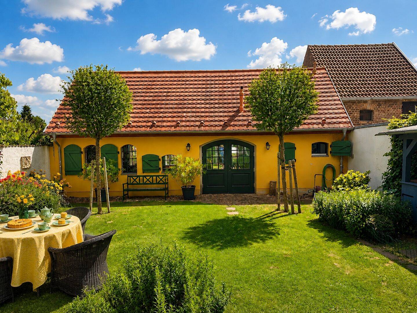 Verstecktes Kleinod mit Vorderhaus, ausgebauter Remise und großem Garten, 16818 Fehrbellin