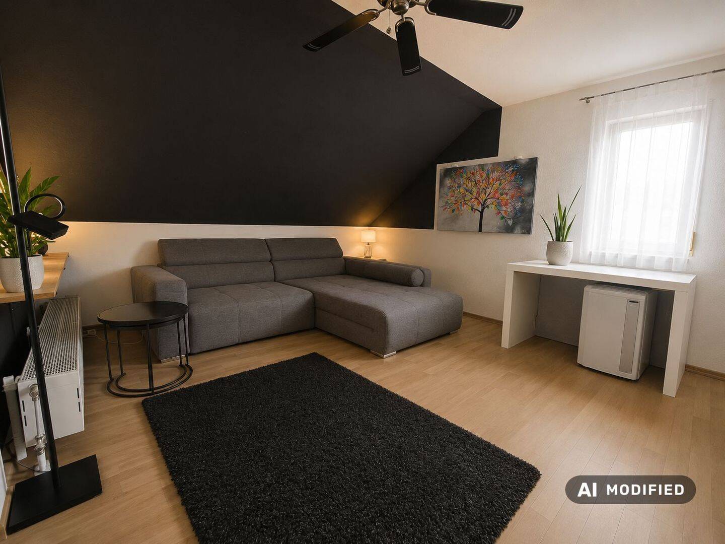 Vermietete 2,5-Zimmer-Dachgeschosswohnung mit Loggia, Garage und Gartenanteil in Ubstadt-Weiher, 76698 Ubstadt-Weiher