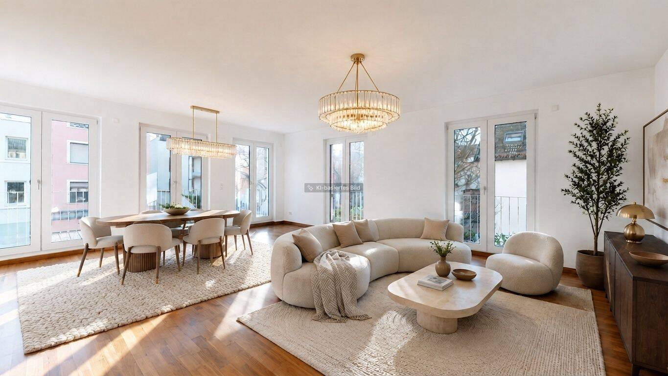 Moderne Drei-Zimmer-Wohnung mit Balkon im Fuchstanz-Palais, 60489 Frankfurt am Main (Rödelheim)