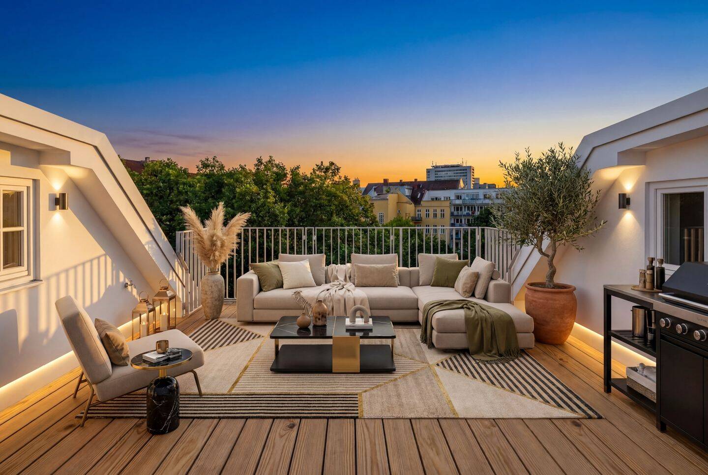 Penthouse der Extraklasse: Großzügiges Wohnen mit 2 Dachterrassen