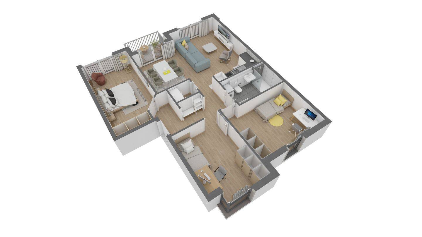 Attraktive 4,5 Zimmer-Wohnung im 1.OG mit Balkon und Aufzug, 63075 Offenbach am Main (Bürgel Offenbach am Main Rumpenheim Waldheim)