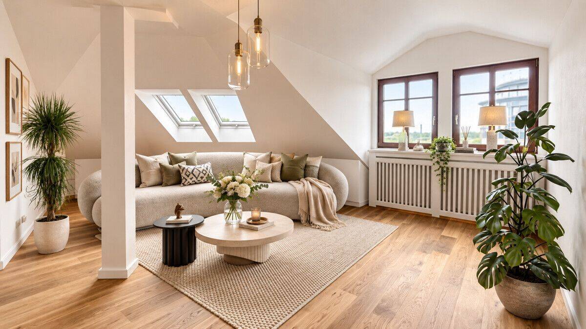 Bezaubernde DG-Wohnung! Schöne, renovierte 2 Zimmer, Aufzug & bezugsfrei! Nahe der Altstadt!, 4315 Leipzig (Neustadt-Neuschönefeld Sellerhausen-Stünz Volkmarsdorf)