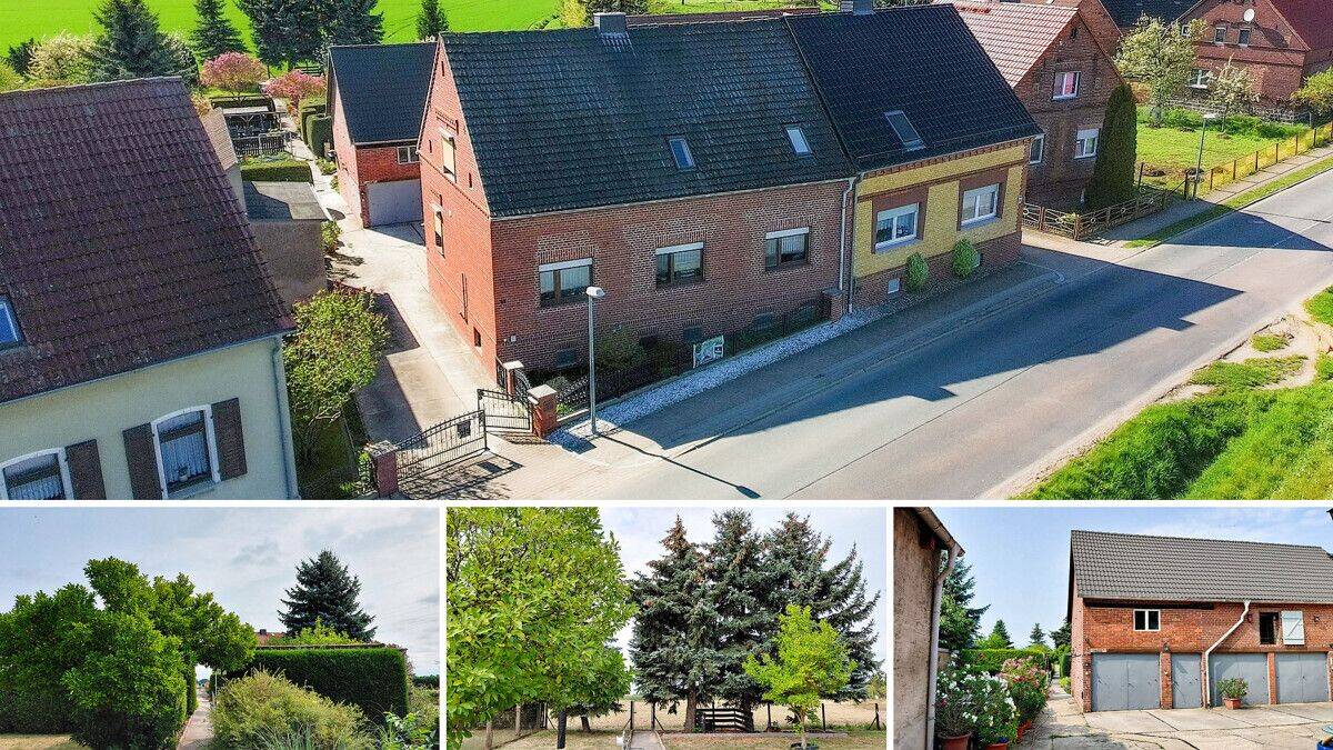 Charmantes Haus mit Innenhof, 3 Garagen & traumhaftem Garten in Kemberg / Ortsteil Dabrun, 6901 Kemberg