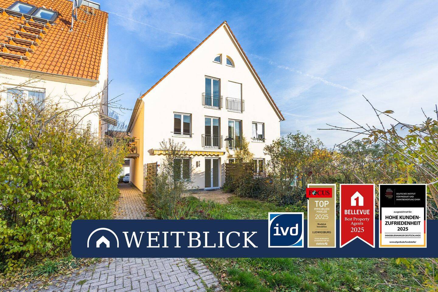 WEITBLICK: Doppelhaushälfte mit Garten!, 74385 Pleidelsheim
