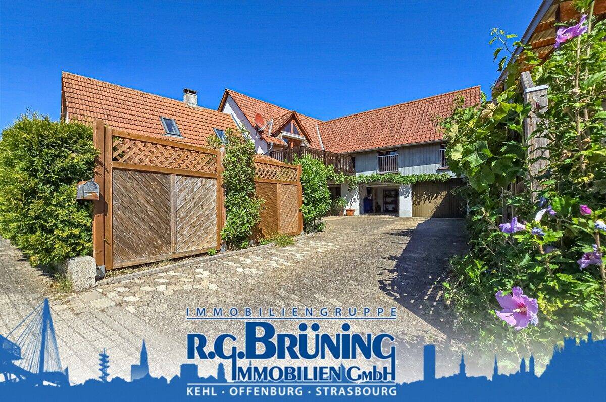 Einfamilienwohnhaus mit Ökonomie in Rheinau-OT, 77866 Rheinau