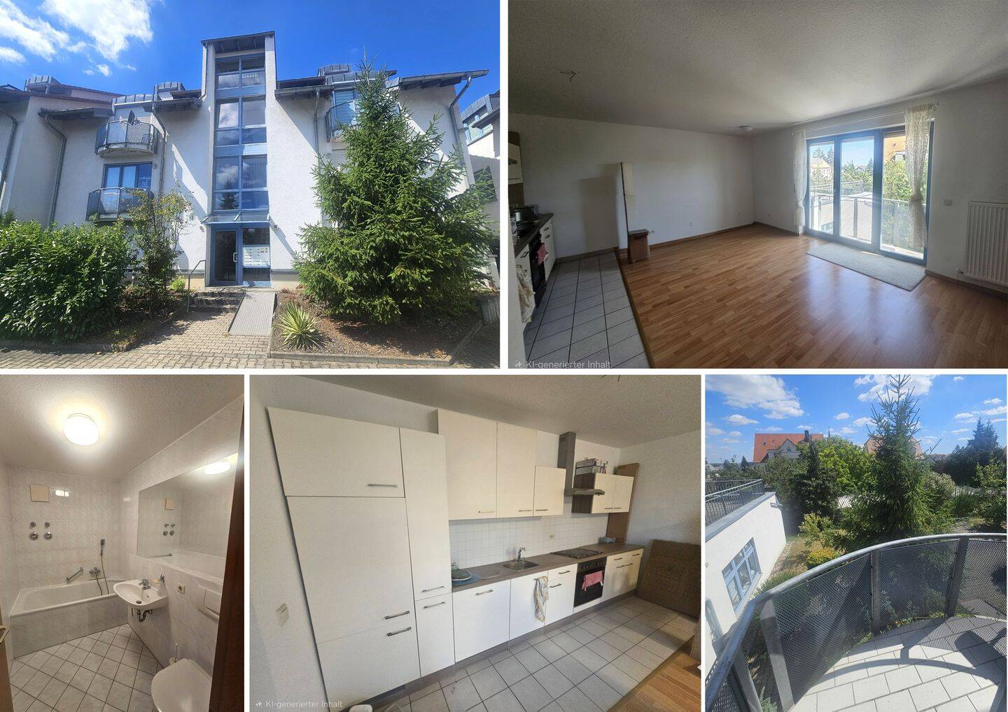 Lichtdurchflutete 1-R-ETW mit offenem Küchen- und Wohnbereich mit EBK & Balkon, TG-SP mgl., 4178 Leipzig (Burghausen-Rückmarsdorf Böhlitz-Ehrenberg)