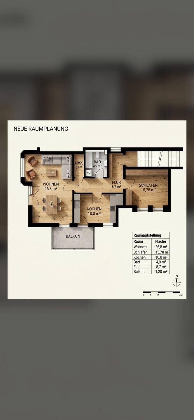 Neu Sanierte 2 Zimmer Wohnung., 99817 Eisenach