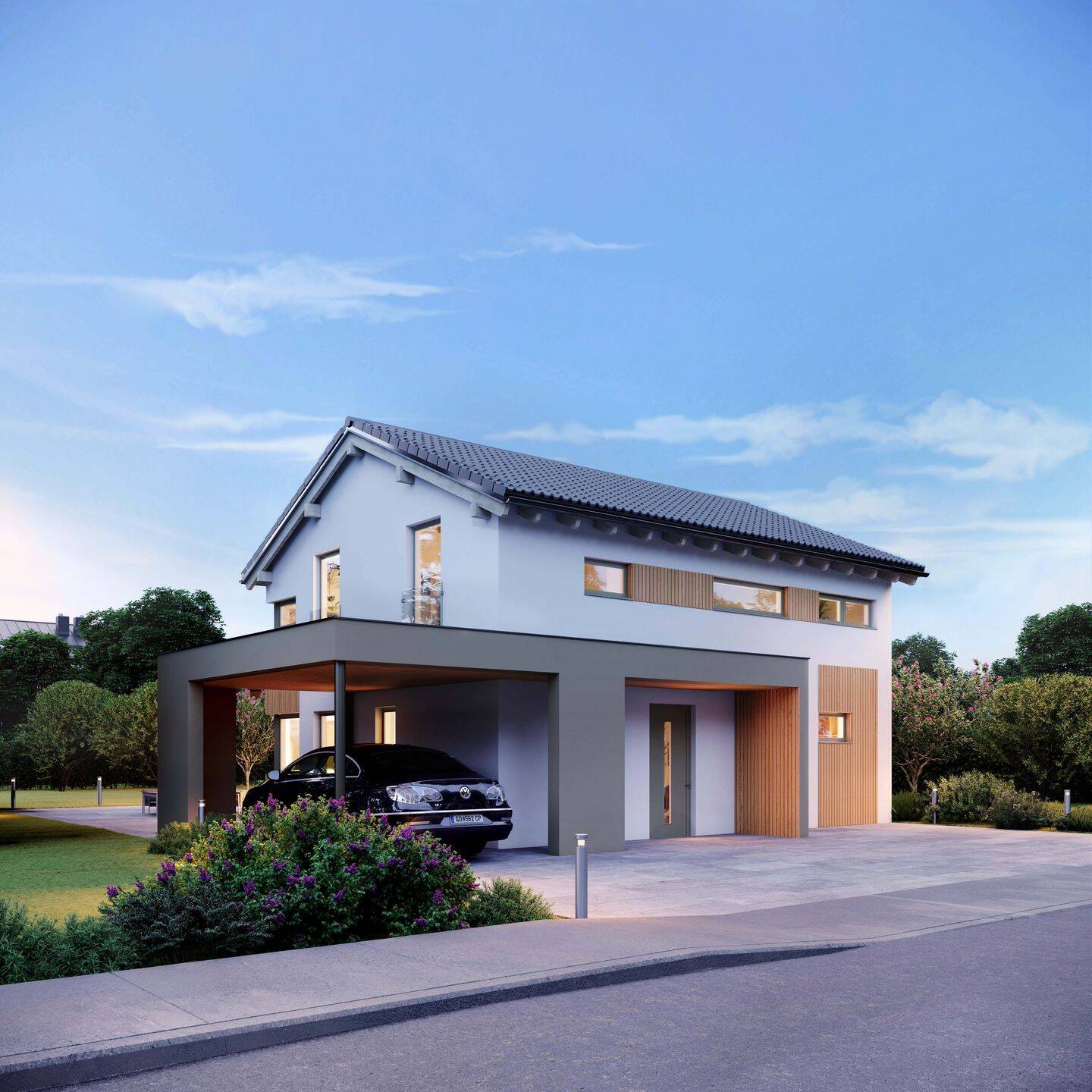 Exklusive Stadtvilla in Schönfeld: Modernes Wohnglück auf 135 m² mit Weitblick, 1561 Schönfeld