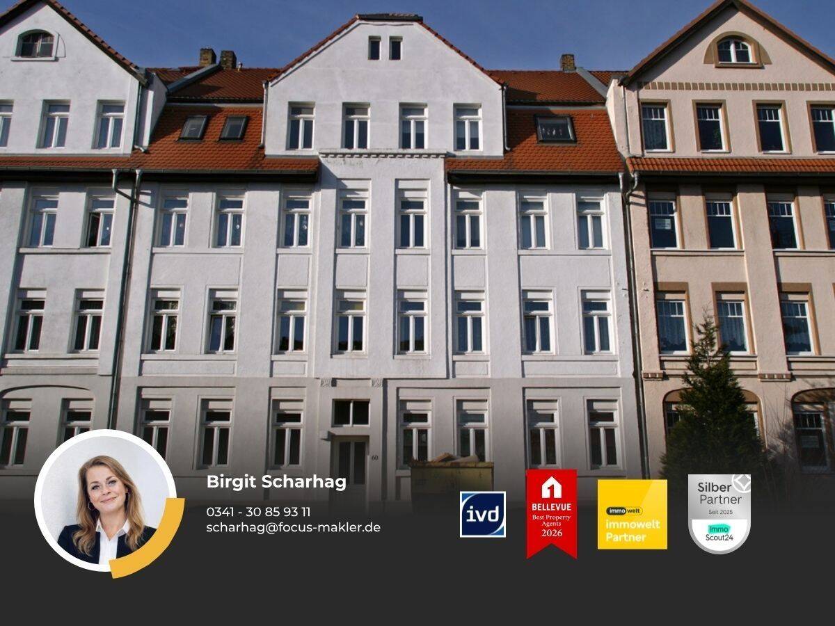 Böhlitz-Ehrenberg – ansprechende 2-Zimmer-Wohnung in beliebter Lage!, 4178 Leipzig (Burghausen-Rückmarsdorf Böhlitz-Ehrenberg)
