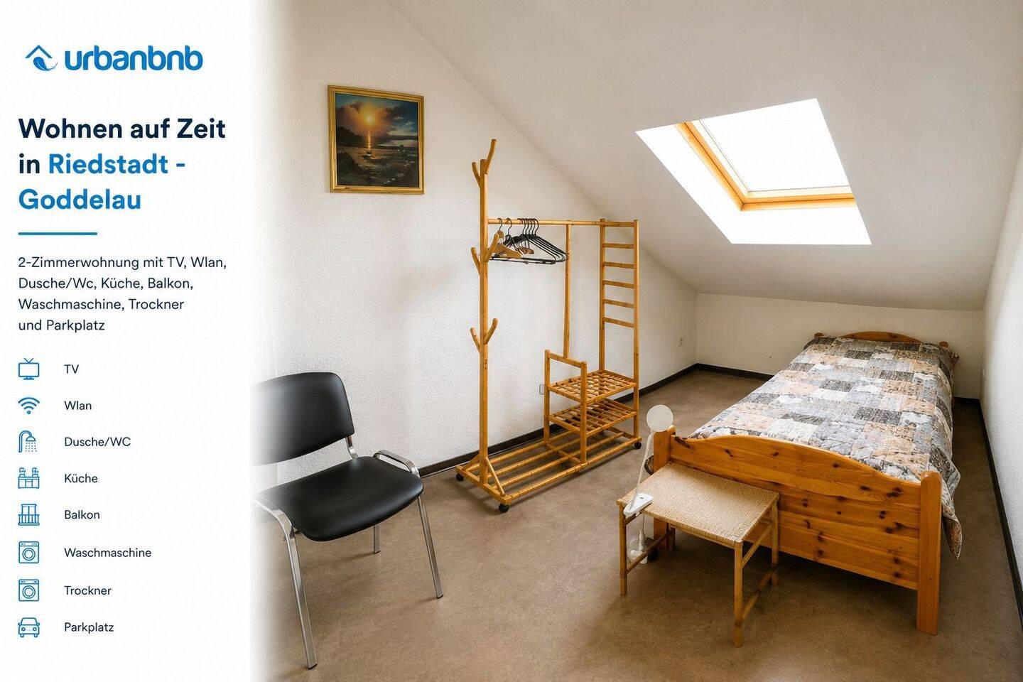 Wohnen auf Zeit mieten in Riedstadt – Goddelau – Nähe Darmstadt, 64560 Riedstadt