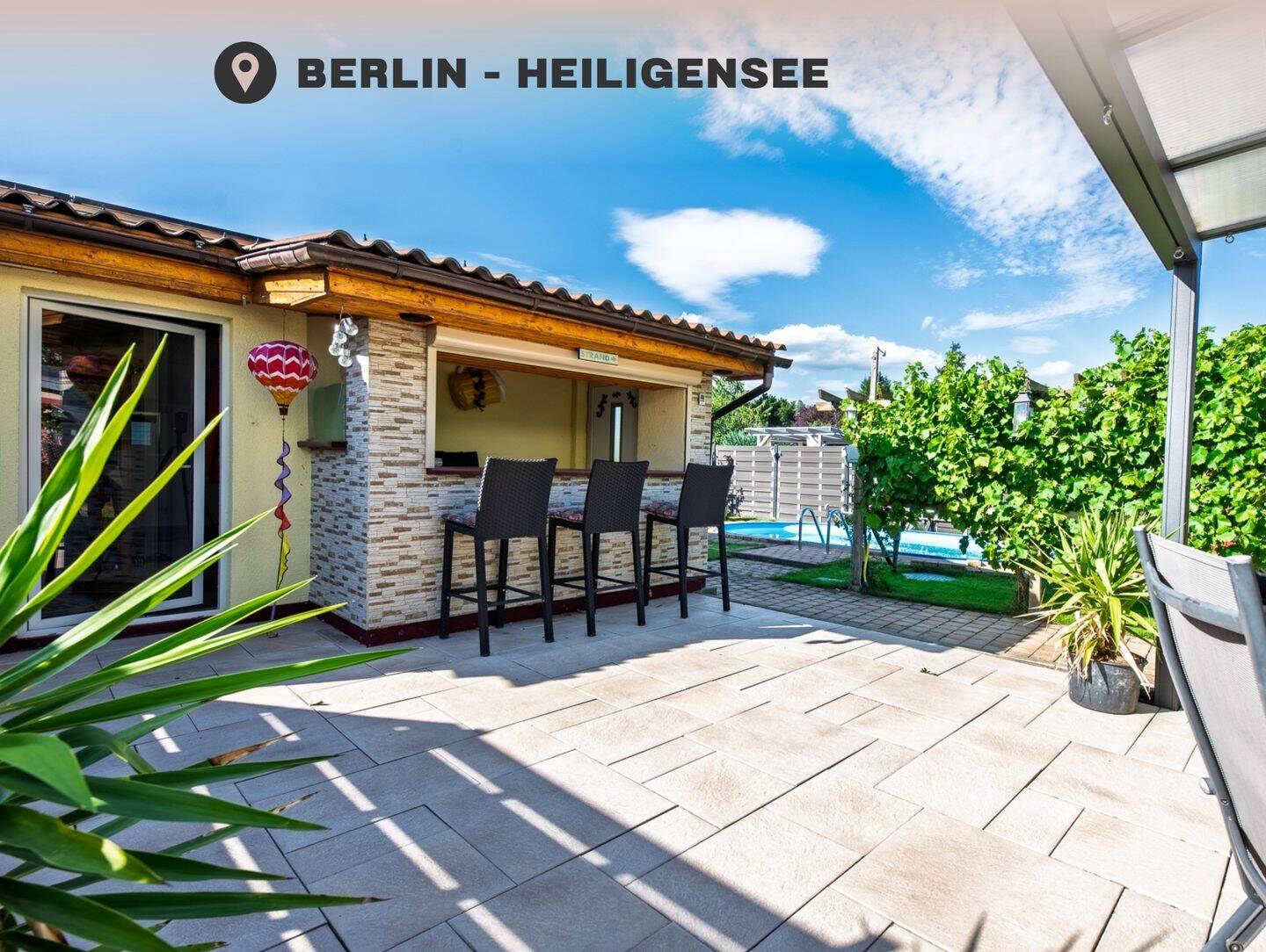 Doppelhaushälfte mit Pool, Garten, Sauna & Bar, 13503 Berlin (Reinickendorf)