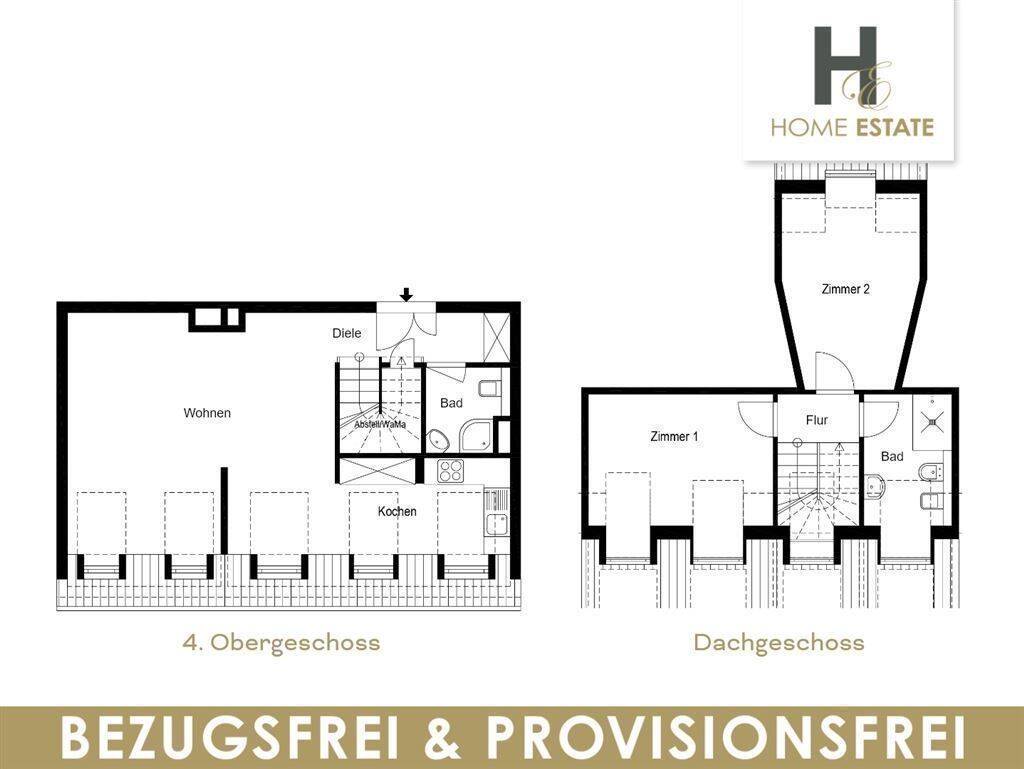 Neubau mit Blick über Leipzig und Provisionsfrei, 4275 Leipzig (Marienbrunn Südvorstadt)
