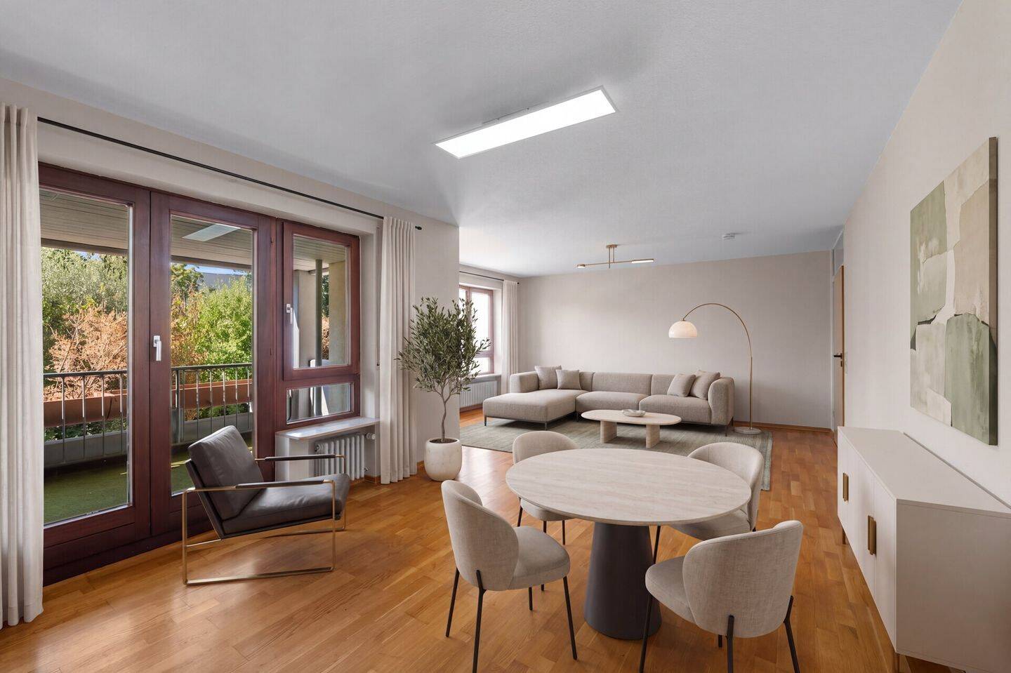 3,5 -Zimmer-Wohnung in Denzlingen: 97 m², 1. OG, überdachter Balkon, Tiefgarage, Keller, 79211 Denzlingen