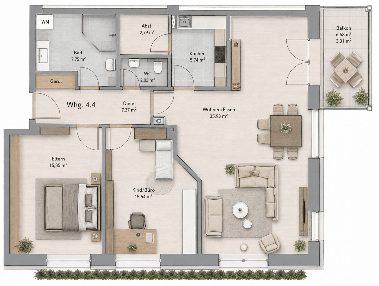 Wohnkomfort in bester Lage – Attraktive 3-Zimmer-Eigentumswohnung in Wasserburg, 83512 Wasserburg a. Inn
