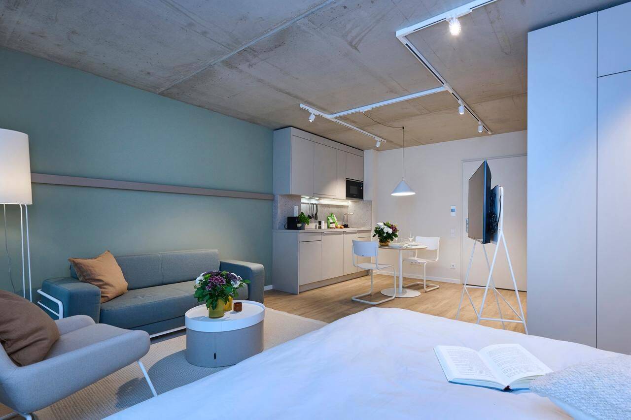 City West Living: Modernes Apartment mit Gym, Coworking & Rooftop am Schloss Charlottenburg, 10587 Berlin (Charlottenburg-Wilmersdorf Charlottenburg)