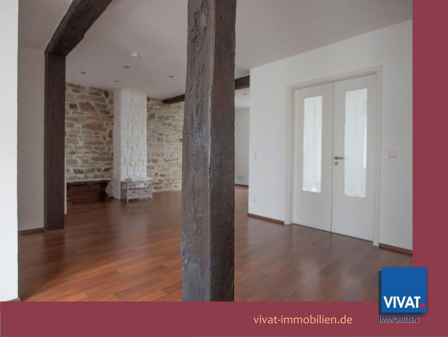 EG-Wohnung (3ZKB) mit Loft-Charakter. City-Lage in zweiter Reihe, Stellplatz, Käuferprovisionsfrei!, 61381 Friedrichsdorf